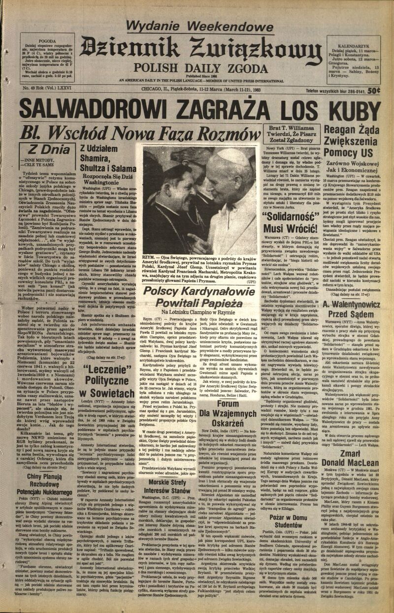 Dziennik Zwiazkowy z dn. 11 III 1983 r., cały dokument w załączonym pliku .pdf
