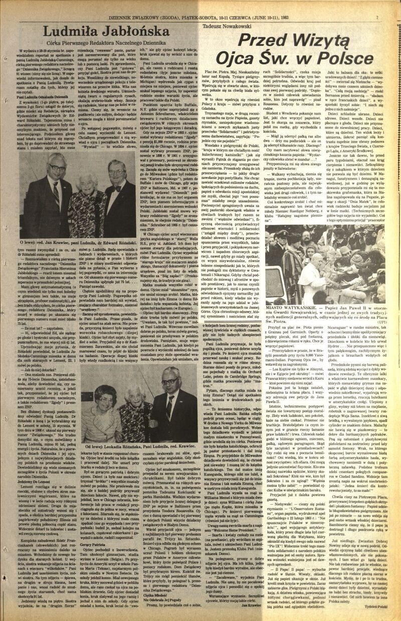 Dziennik Zwiazkowy z dn. 10 VI 1983 r., cały dokument w załączonym pliku .pdf