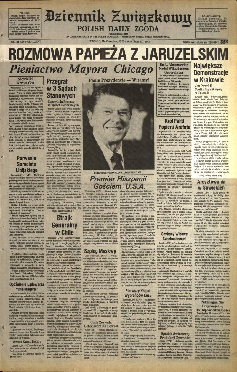Dziennik Zwiazkowy z dn. 23 VI 1983 r., cały dokument w załączonym pliku .pdf